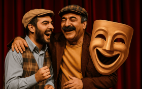 نمایش «آقای هلو» با اجرای موفق در تماشاخانه دماوند ادامه دارد